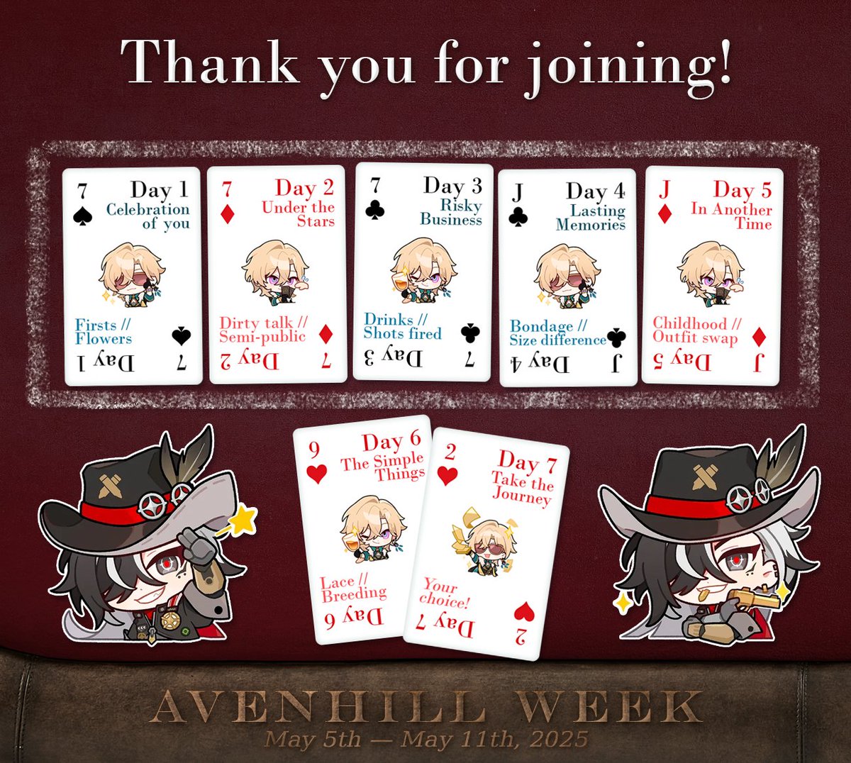 AvenHill Week 🪶🎲🪶 tweet media