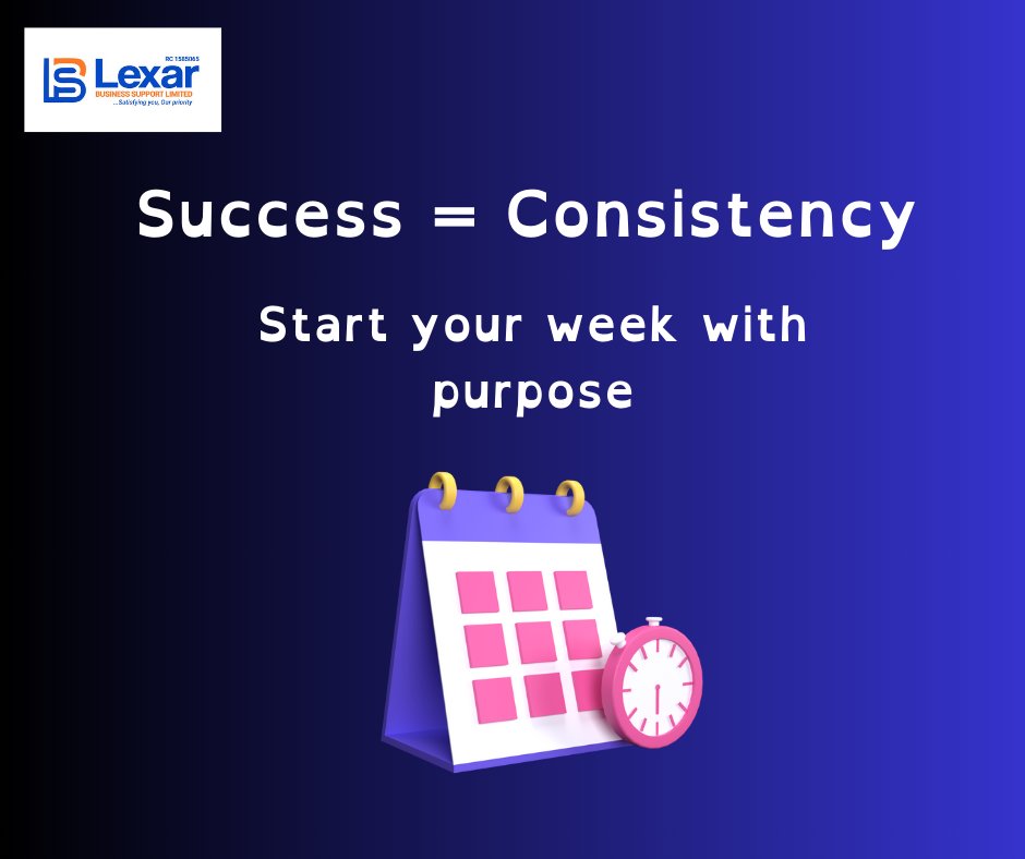 Lexarbs_ltd's tweet photo. Success doesn't come from what you do occasionally. It comes from what you do consistently.
It's Monday the perfect time to reset your goals and align your business with growth.
At Lexar, we help startups and small businesses stay consistent with structure, strategy, and support. https://t.co/xDrm4SdTif