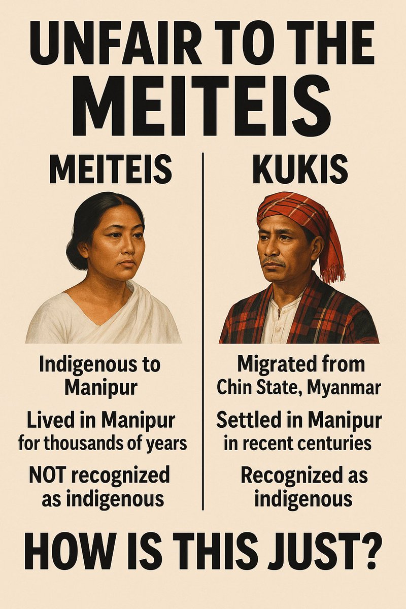 SCHEDULED TRIBE (ST) status for MEITEIS!!!!

#ST4Meiteis