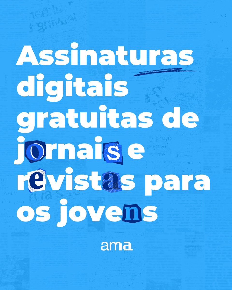 Tens entre 15 e 18 anos? Sabias que podes ter uma assinatura grátis de uma publicação online durante dois anos?📰📲

Só tens de ir a gov​.pt, autenticar-te com CMD ou CC e escolher a publicação.

👉Pede já a tua em bit.ly/3F4N0qr.

#AmaGov #Juventude #ConstruirOFuturo