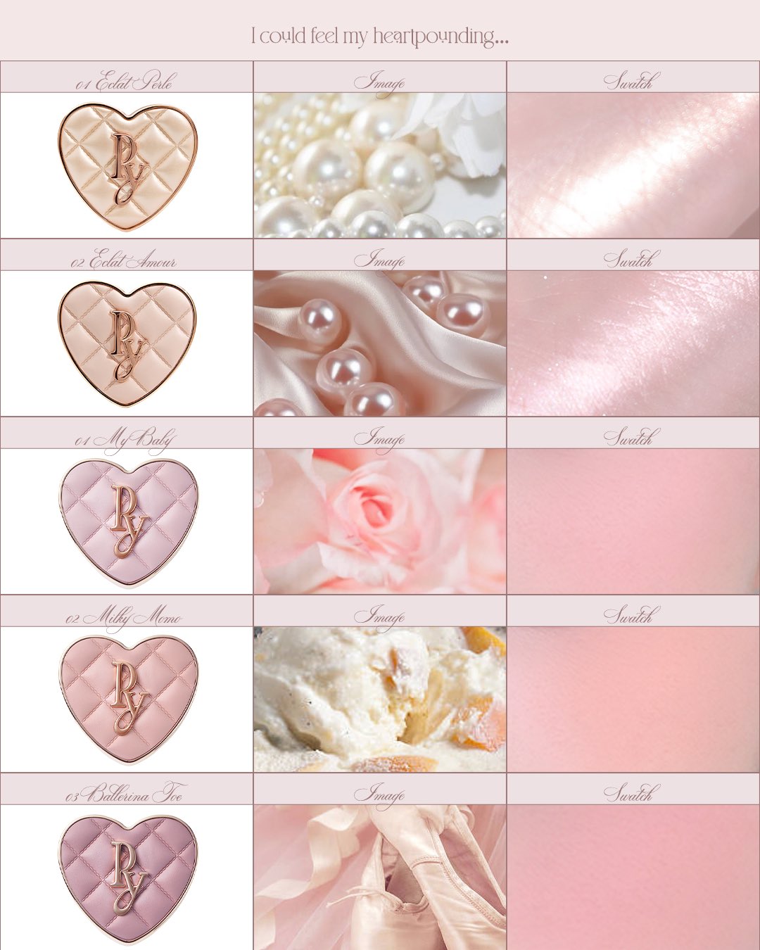 Peony ピオニー グロウオブラブハイライター 01 Eclat Perle