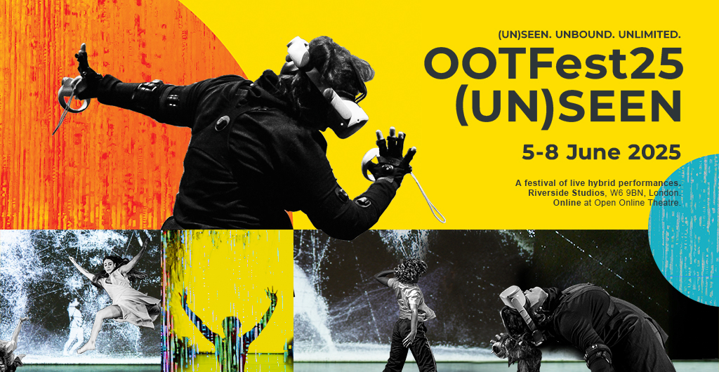 Interested in immersive arts?
@IJADDance bring live hybrid festival OOTFest25 (UN)SEEN to <a href="/RiversideLondon/">Riverside Studios</a> from 5-8 June. Experience immersive installations, expert-led panels, workshops and an Innovation Lab Day on AI in the arts. Watch in-person/online riversidestudios.co.uk/ootfest25/ootf…