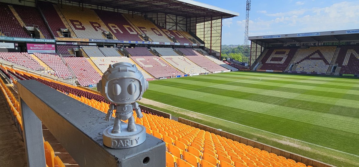 Devon Petersen 369 (@devon_petersen) on Twitter photo Darty made it to <a href="/officialbantams/">Bradford City AFC</a> stadium and onto the pitch......somethings are happening behind the scenes with <a href="/bcafc_cf/">Bradford City FC Community Foundation</a>.
Let's go Bantams and Darty !!! Darty made it to <a href="/officialbantams/">Bradford City AFC</a> stadium and onto the pitch......somethings are happening behind the scenes with <a href="/bcafc_cf/">Bradford City FC Community Foundation</a>.
Let's go Bantams and Darty !!!