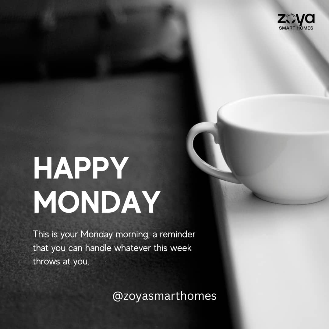 zoya_smart_home's tweet image. Happy New Week from Zoya Smart Homes!

A fresh week is another opportunity to bring ease, comfort, and innovation into your space.

Let’s help you build a space that works for you this week.

Need a consultation? Let’s talk.

#HappyNewWeek #ZoyaDmartHomes #SmartHomeSolutions
