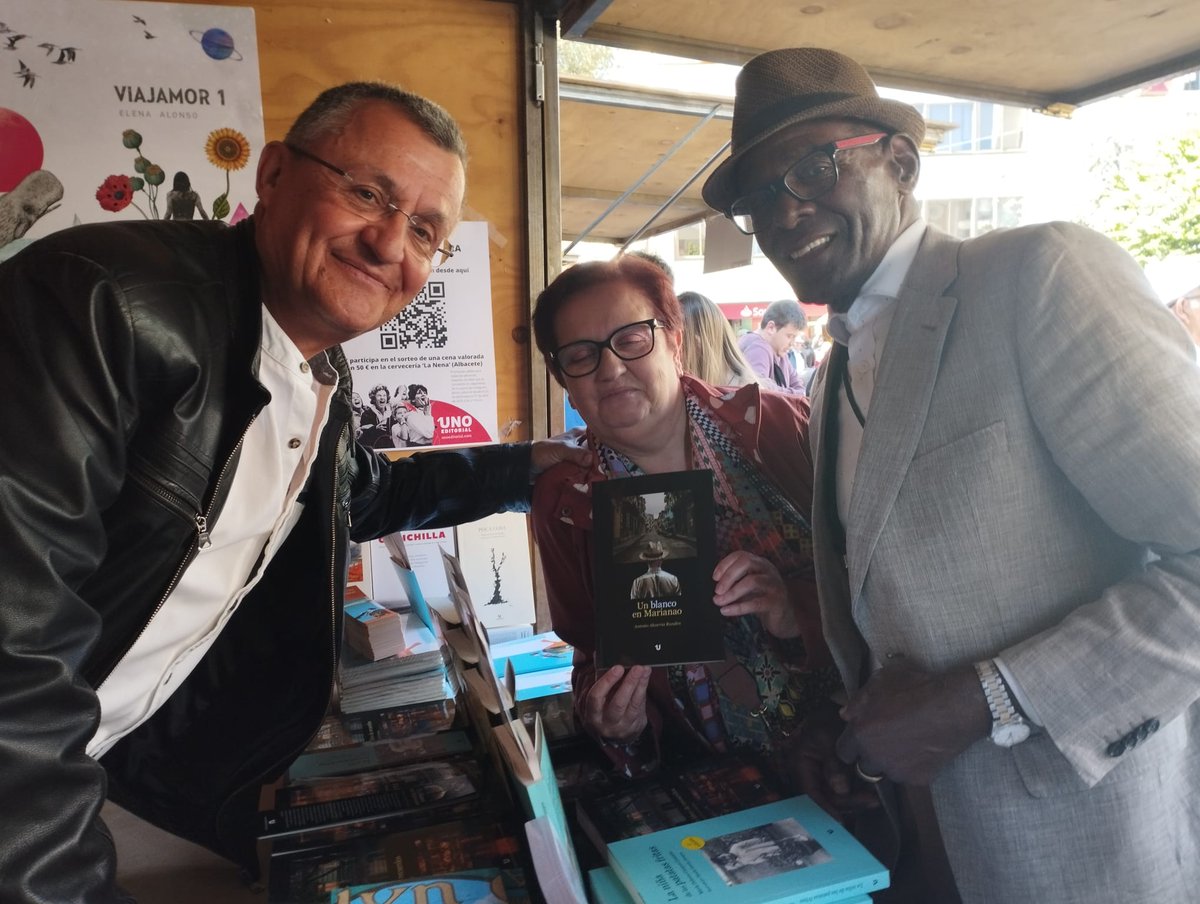 Presentación de la novela “Un blanco en Marianao” del albaceteño Antonio Alcarria Rozalén presentado por Dori Cuevas Alcañiz.  Será el jueves 22 de mayo a las 19:00 horas, en la Biblioteca Pública del Estado de Albacete (c/San José de Calasanz 14).  unoeditorial.com/libros/un-blan…