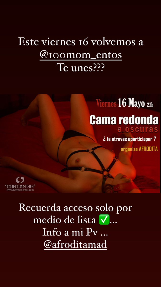 afroditamad's tweet photo. Recuerda el acceso es por medio de lista … Info a mi Pv. https://t.co/t55UXGlYVK