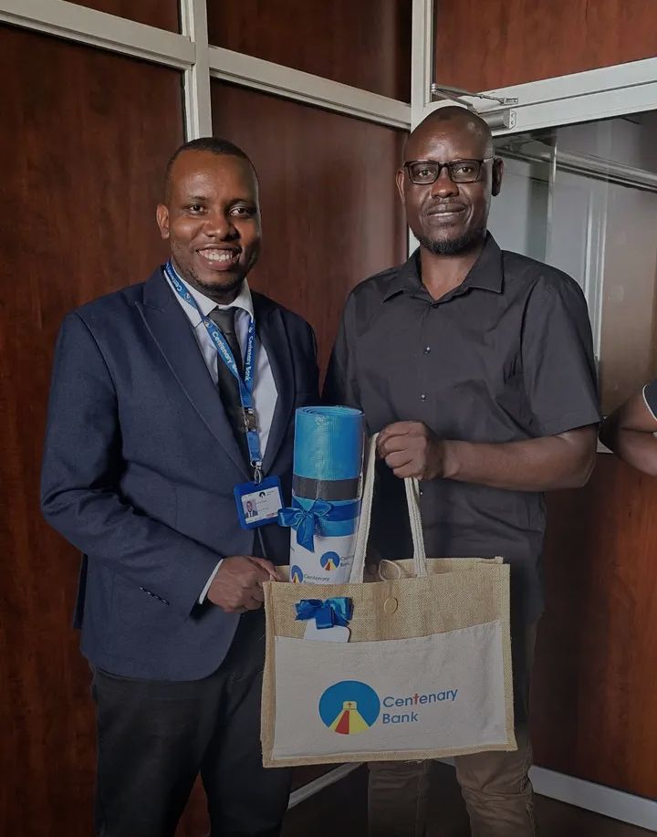 Bakaima Real Estates (@bakaimagroup) on Twitter photo Our CEO receives presents from the management of Centenary Bank. We are glad to have you as our financial partner in promoting land acquisition and land development in Uganda.
Thank you <a href="/CentenaryBank/">Centenary Bank</a> for the good gesture and support to clients. Our CEO receives presents from the management of Centenary Bank. We are glad to have you as our financial partner in promoting land acquisition and land development in Uganda.
Thank you <a href="/CentenaryBank/">Centenary Bank</a> for the good gesture and support to clients.