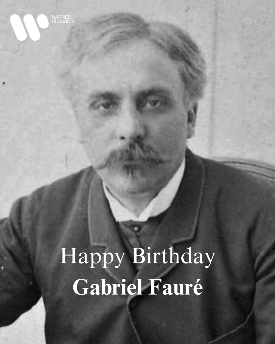 Happy Birthday Faure! What’s your favourite work he composed?🎶

#Faure #GabrielFaure
