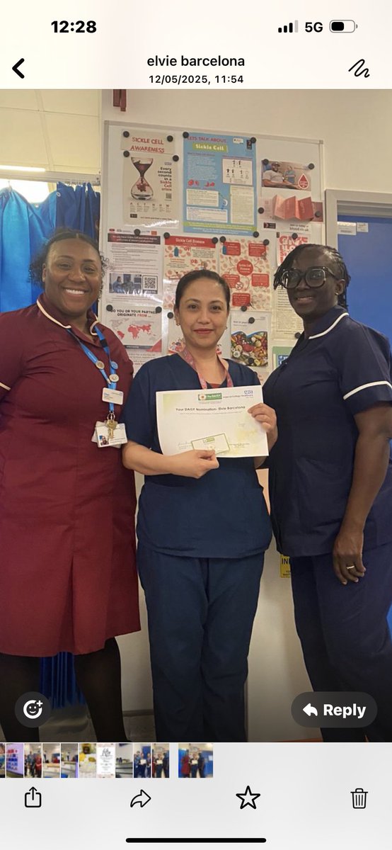 So Happy to work with you Elvie for the second time around you have been nominated for the prestigious Daisy award and on two occasions i felt it described you to a tea. caring nurse with attention to detail that made patients feel safe. Thank you for bringing RHTU into focus