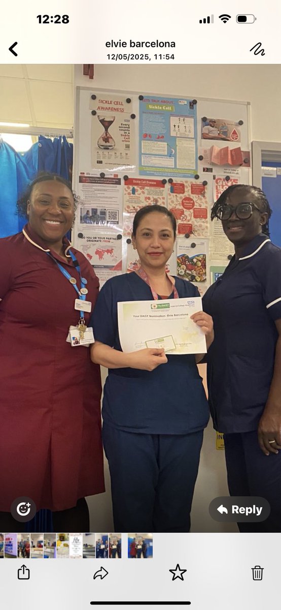FatimaNave48547's tweet photo. So Happy to work with you Elvie for the second time around you have been nominated for the prestigious Daisy award and on two occasions i felt it described you to a tea. caring nurse with attention to detail that made patients feel safe. Thank you for bringing RHTU into focus https://t.co/Ld5vtQkAWE