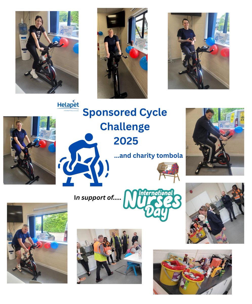 We are delighted to celebrate #InternationalNursesDay, recognising the care &amp; hard work of #nurses  across the globe. 
The team recently completed a Sponsored Cycle Challenge &amp; Tombola to raise money for our chosen charity #GOSH &amp; raise awareness for our healthcare workforce.