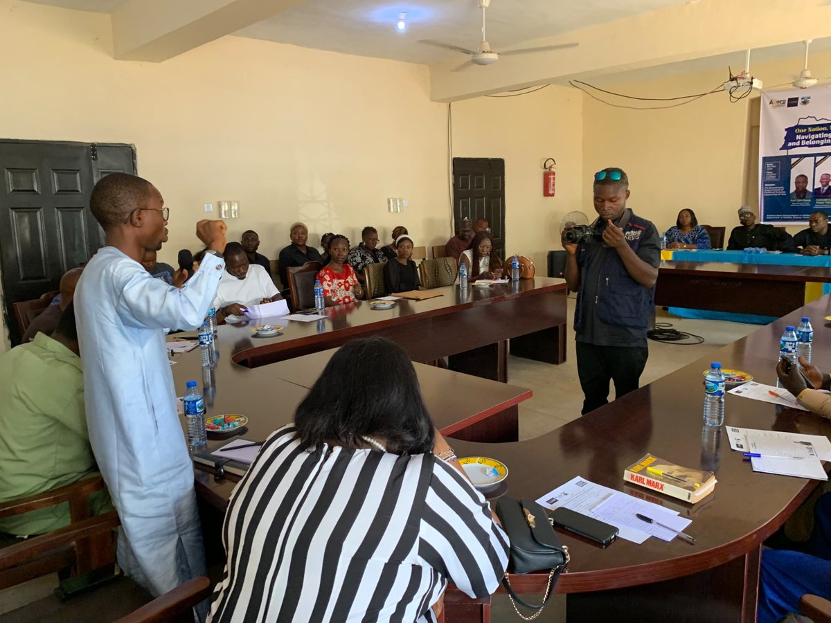 JosObserver's tweet photo. Pictorial highlights of a roundtable discourse, that was jointly put together by University of Jos, Agora Policy   &amp; YouPad, on the topic: One Nation, Many Selves, Navigating Identity &amp; Belonging in Nigeria, that took place on 8th May, 2025. https://t.co/NBxNL9Yr5p