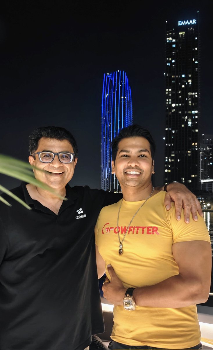 Stay healthy, earn reward
Growfitter strikes the chord
For users in millions
These are easy decisions

Aboard a yacht charting the Dubai Marina waters with <a href="/sanmatipande/">Sam</a>
of Growfitter.  Sam is super talented with an amazing following on Instagram. Of course, he spends most of his