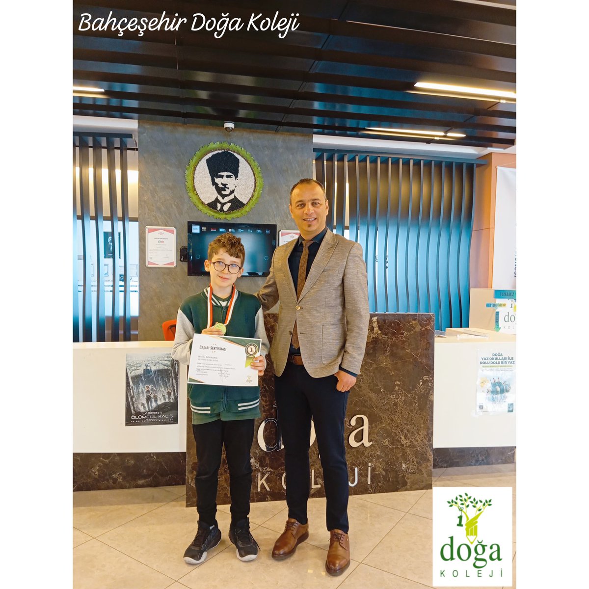 Doğa Koleji Bahçeşehir Kampüsü (@bahcesehr_doga) on Twitter photo DAGİS-11 sonucunda 500 tam puan yaparak Doğa Okulları arasında Türkiye birincisi olan öğrencimiz Mustafa Buğra Sezici'ye başarı madalyasını verdik. Öğrencimizi tebrik ederiz. 🎯🏆🏅👏🏻
<a href="/DogaOkullari/">Doğa Koleji</a> <a href="/suleymancalis33/">Süleyman Çalış</a>
<a href="/binici_yesim/">Yeşim Binici Köseoğlu</a> <a href="/gulsenakssu/">Gülşen Arslan</a>
<a href="/enversahin82/">Enver Şahin</a> <a href="/sulecimen76/">Şule Çimen</a> DAGİS-11 sonucunda 500 tam puan yaparak Doğa Okulları arasında Türkiye birincisi olan öğrencimiz Mustafa Buğra Sezici'ye başarı madalyasını verdik. Öğrencimizi tebrik ederiz. 🎯🏆🏅👏🏻
<a href="/DogaOkullari/">Doğa Koleji</a> <a href="/suleymancalis33/">Süleyman Çalış</a>
<a href="/binici_yesim/">Yeşim Binici Köseoğlu</a> <a href="/gulsenakssu/">Gülşen Arslan</a>
<a href="/enversahin82/">Enver Şahin</a> <a href="/sulecimen76/">Şule Çimen</a>