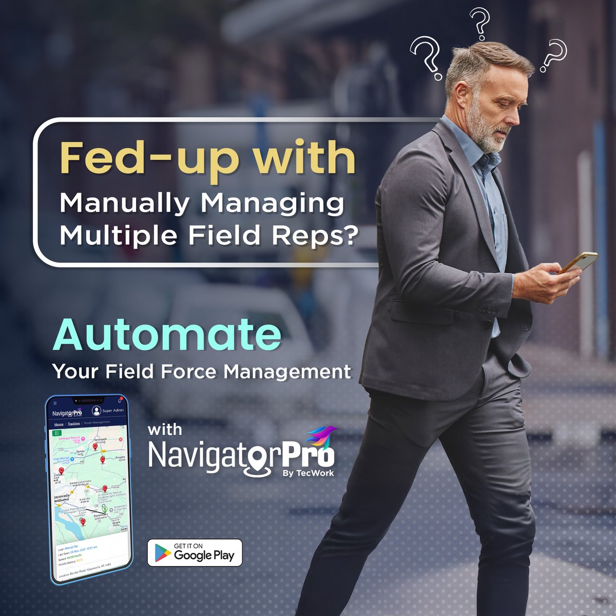 NavigatorPr0's tweet image. Still managing field reps manually? It’s time to automate.
With NavigatorPro, get:
📍 Real-time tracking
📝 Auto task allocation
📈 Smart analytics
👉 Visit our website & simplify Field Force Management! shorturl.at/3AkEz
#trackingsoftware #fieldrepresentative #software