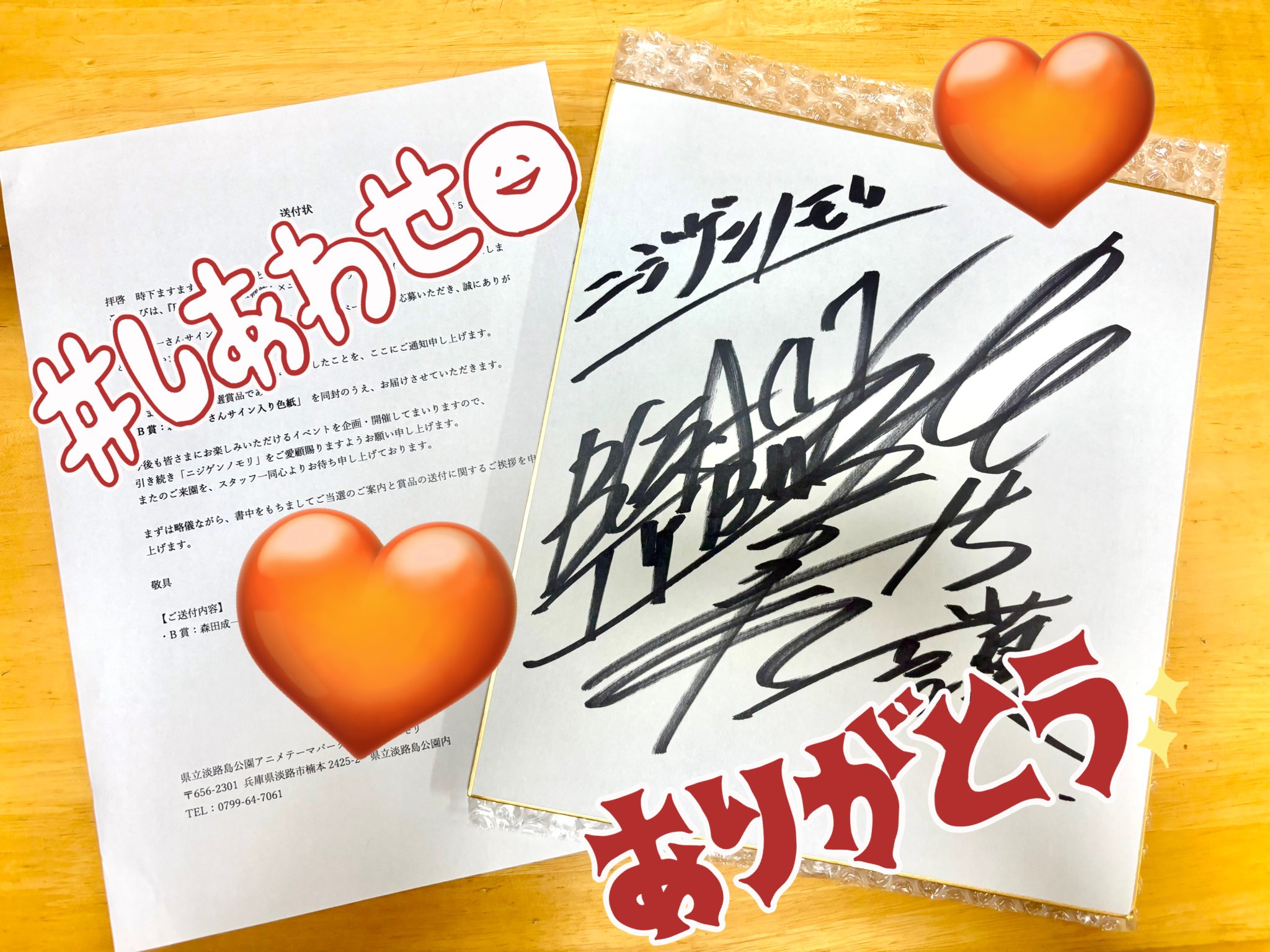 BLEACH黒崎一護森田成一サイン色紙ニジゲンノモリ千年血戦篇