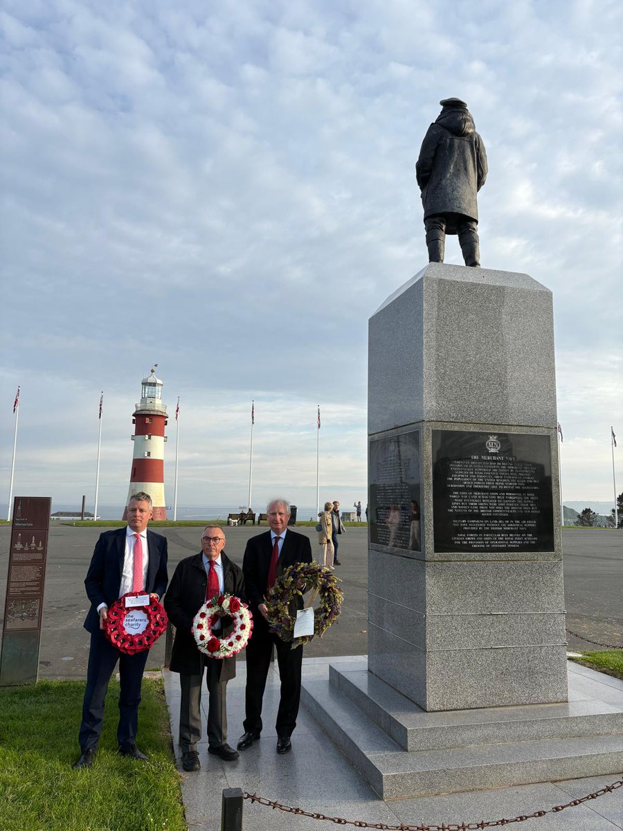 Our CEO, Deborah Layde, attended the Peterhead event in Scotland with MSP <a href="/MairiGougeon/">Mairi Gougeon</a>. In Plymouth, <a href="/LukePollardMP/">Luke Pollard</a> laid a wreath at the Memorial on Plymouth Hoe on our behalf, while <a href="/DanielZeichner/">Daniel Zeichner</a> laid one for GOV.UK &amp; <a href="/CouncillorTudor/">Tudor Evans</a> for @PlymouthCC.