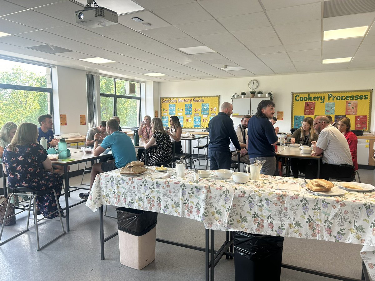 Mrs Reid (@mrsreidfct) on Twitter photo Sunny lunchtime together at social soup. Lovely to see everyone especially in the middle of the SQA timetable. <a href="/MissFergusonFCT/">Miss Ferguson</a> <a href="/LarbertHigh/">Larbert High School</a> #staffwellbeing Sunny lunchtime together at social soup. Lovely to see everyone especially in the middle of the SQA timetable. <a href="/MissFergusonFCT/">Miss Ferguson</a> <a href="/LarbertHigh/">Larbert High School</a> #staffwellbeing