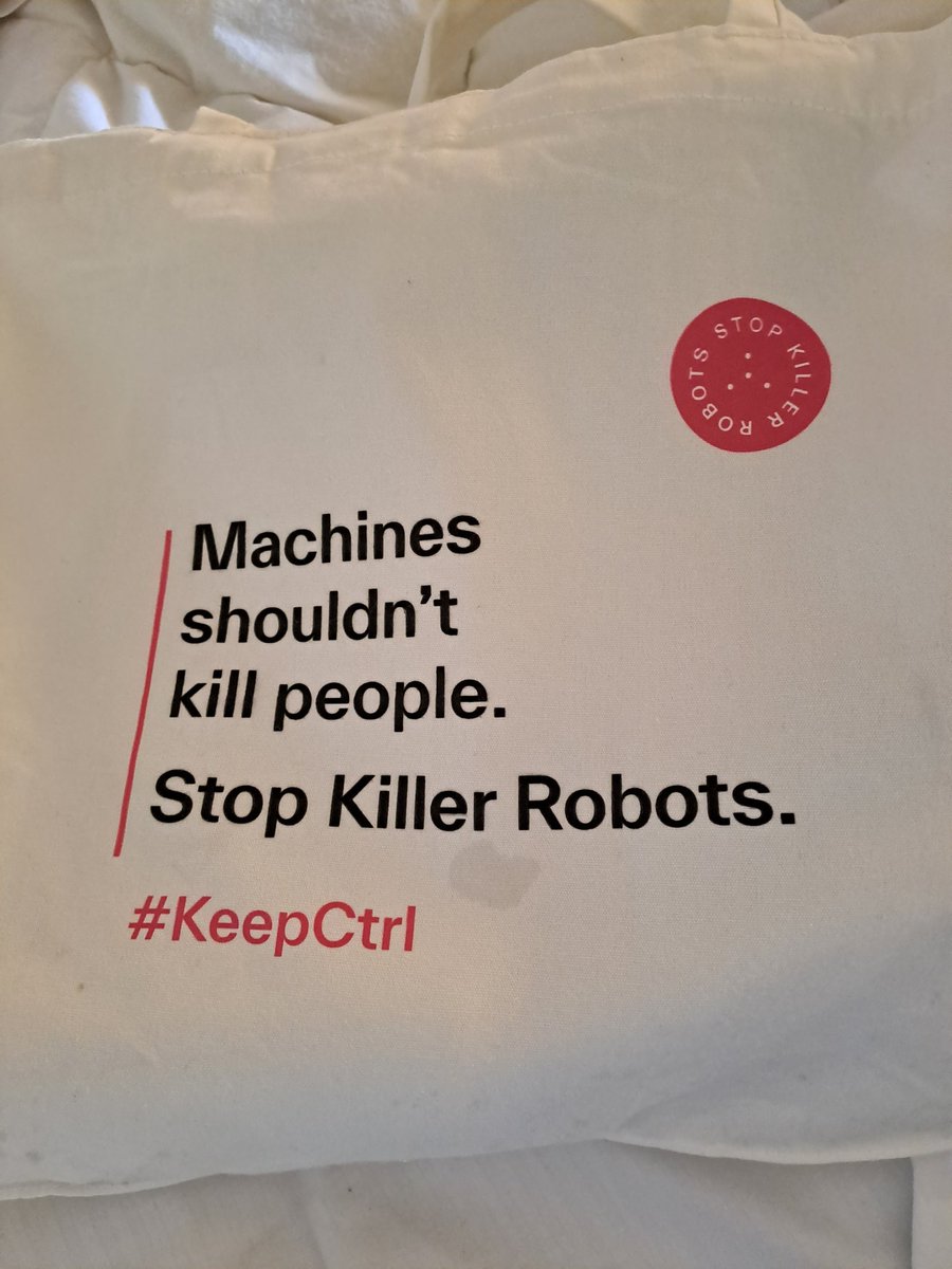 Shirine jurdi شيرين الجردي (@jurdishirine) on Twitter photo Stay tuned and take actions for your present and future.
states will convene today for the first UN meeting specifically on #KillerRobots in New York! We'll be on the ground calling on states to move toward a treaty and #StopKillerRobots🤖
<a href="/BanKillerRobots/">Stop Killer Robots</a> Stay tuned and take actions for your present and future.
states will convene today for the first UN meeting specifically on #KillerRobots in New York! We'll be on the ground calling on states to move toward a treaty and #StopKillerRobots🤖
<a href="/BanKillerRobots/">Stop Killer Robots</a>