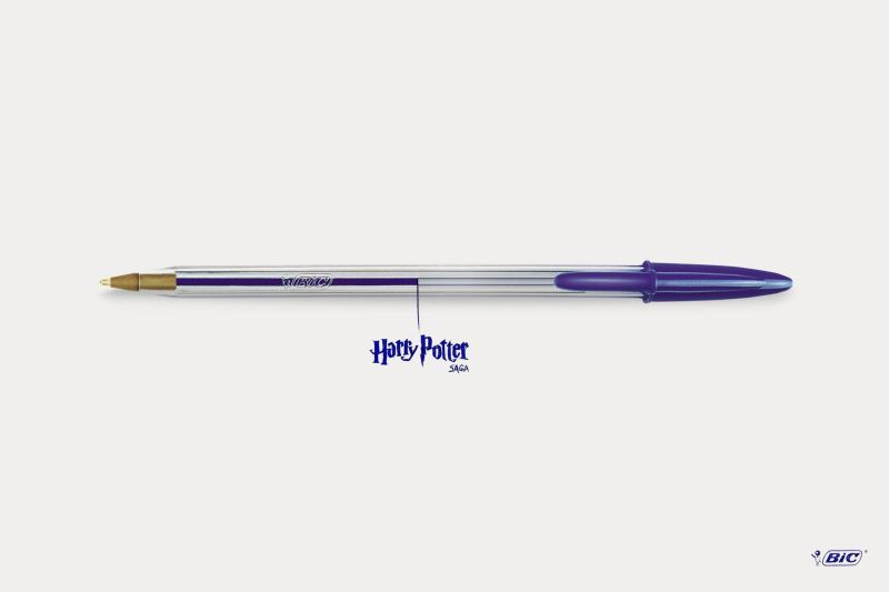 BIC y su arte publicitario.

Los 20 mejores anuncios BIC de todos los tiempos:

1. Escribes Harry Potter y aún sobra