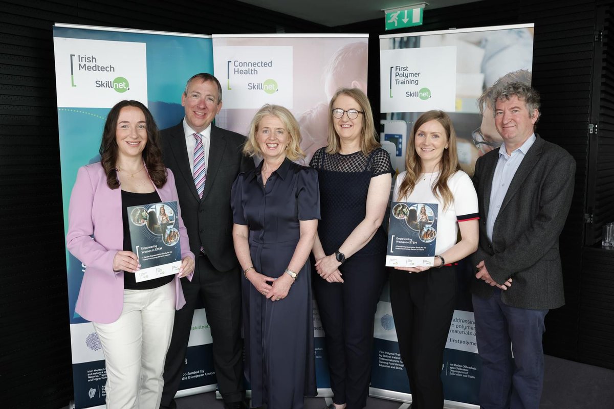 Skillnet Ireland (@skillnetireland) on Twitter photo An impactful new report from <a href="/MedtechSkillnet/">IrishMedtechSkillnet</a>, First Polymer Training Skillnet, and Connected Health Skillnet has highlighted the crucial role of upskilling in addressing the ongoing gender imbalance in Irelandās STEM sectors.
āThis report highlights the critical need to An impactful new report from <a href="/MedtechSkillnet/">IrishMedtechSkillnet</a>, First Polymer Training Skillnet, and Connected Health Skillnet has highlighted the crucial role of upskilling in addressing the ongoing gender imbalance in Irelandās STEM sectors.
āThis report highlights the critical need to
