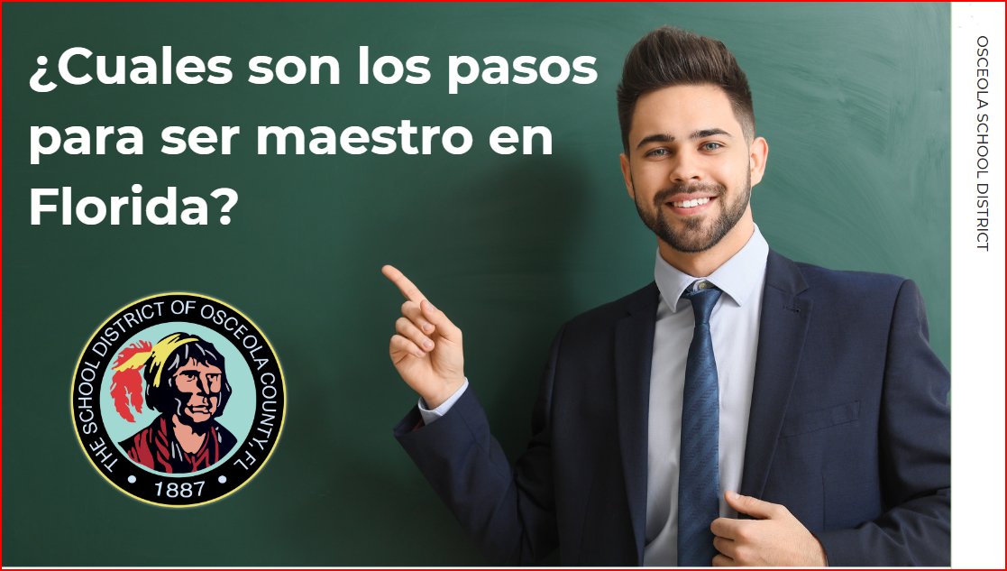 ¿Le gustaría aprender cómo certificarte para ser maestro en Florida?

Nuestra próxima sesión informativa virtual será el martes, 20 de mayo a las 11:00am. 

Por favor complete el siguiente formulario para recibir el enlace: forms.office.com/r/NScjt9Ahfq

#WeAreSDOC