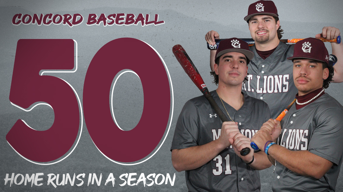 CUMountainlions (@cumountainlions) on Twitter photo For just the 3rd time in program history, <a href="/ConcordBaseball/">Concord Baseball</a> crushed over 50 home runs as a team as they finish they year with 52 homers. For just the 3rd time in program history, <a href="/ConcordBaseball/">Concord Baseball</a> crushed over 50 home runs as a team as they finish they year with 52 homers.