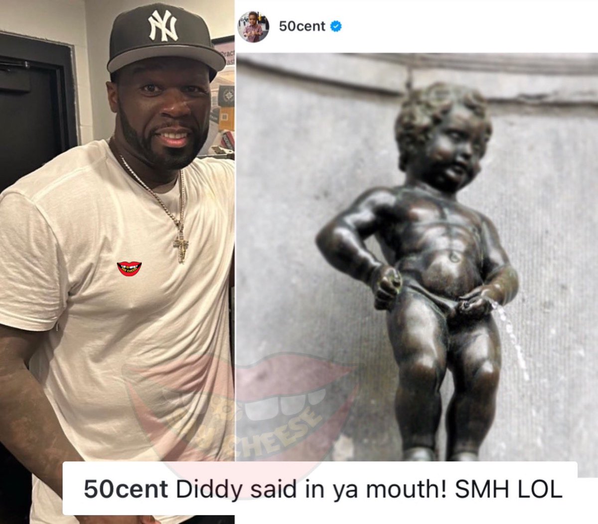 50 Cent responds to claims that Diddy allegedly made escort pee in Cassie's mouth