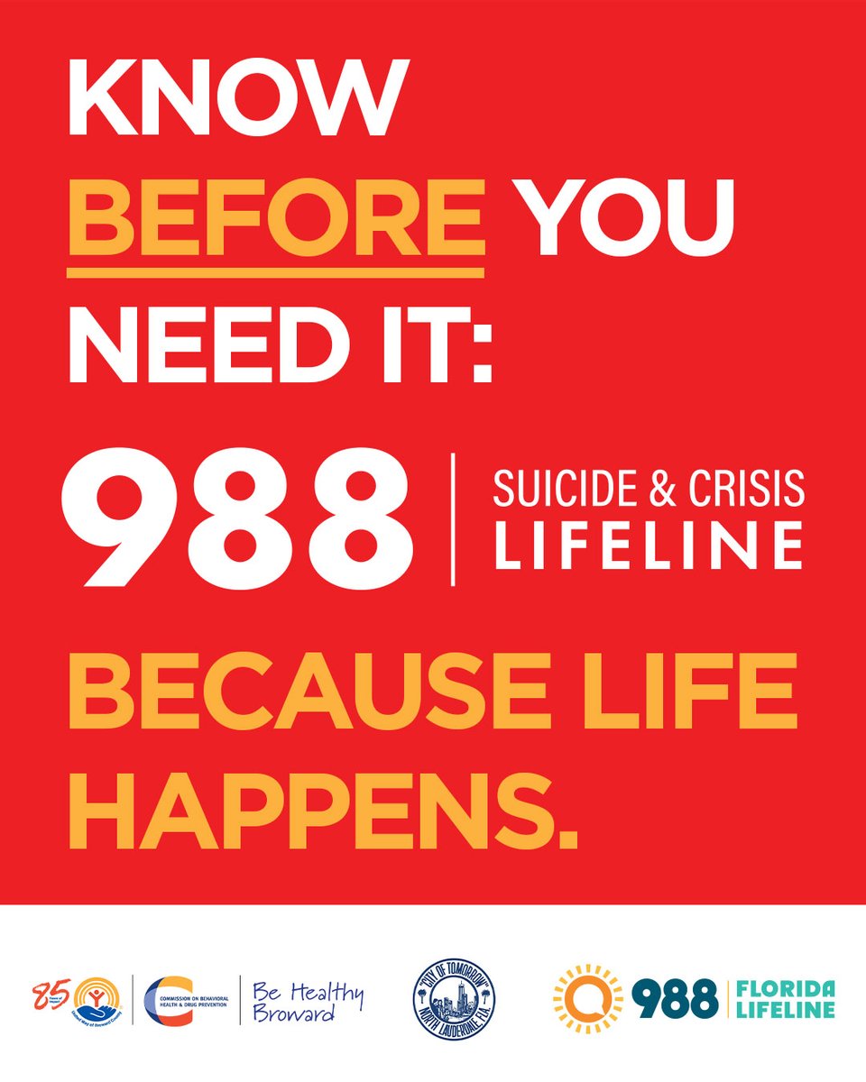 Be in the Know!  Don’t wait for a crisis—know where to call or text in case you need it. This free and confidential <a href="/988Lifeline/">988 Suicide & Crisis Lifeline</a> is available 24/7. Learn more at 988Lifeline.org  #MentalIllnessAwarenessWeek