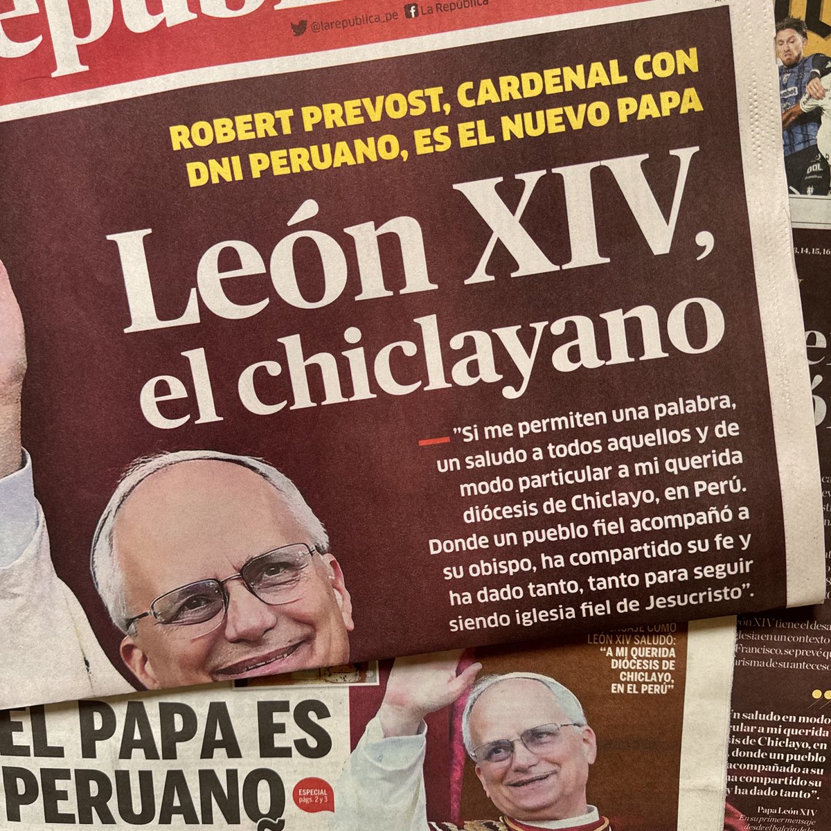 El departamento de Lambayeque se divide en tres provincias y 38 distritos. 

Abro hilo de fotos de León XIV recorriendo toda la región antes de convertirse en papa. 

El orden es aleatorio.