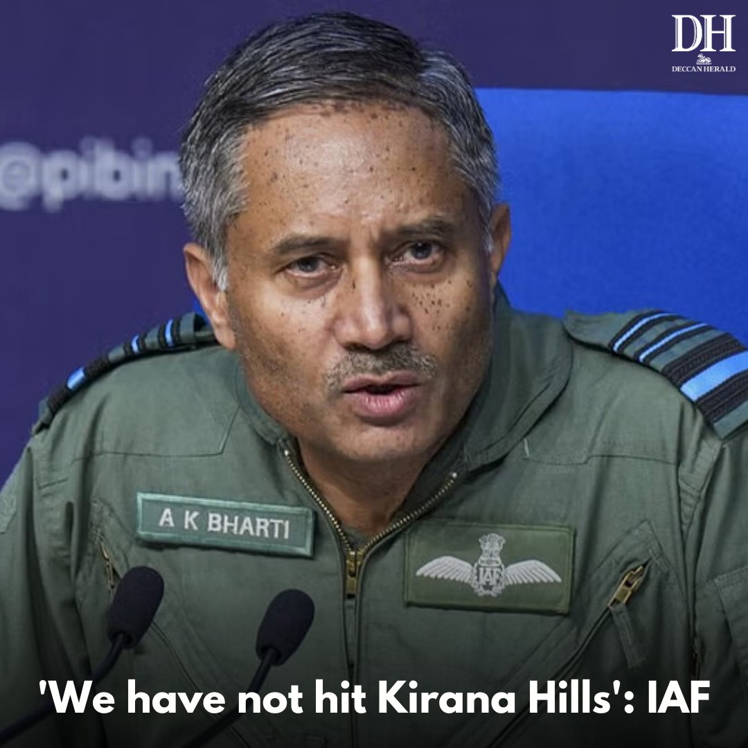 DeccanHerald's tweet image. The #IndianAirForce (#IAF) on Monday trashed social media #rumours that it hit #Pakistan's #KiranaHills, which reportedly has a nuclear facility.

ow.ly/lOk850VRcyY