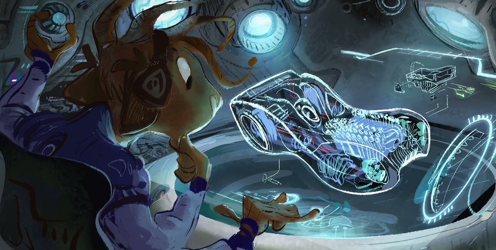 Animated_Antic's tweet image. One project Walt Disney Animation Studios was working on that never got off the ground that does make me curious is Cosmic 3000. It was supposedly a sci-fi racing film and I really do love the colors and alien character designs that I've seen of it. This could've been cool.