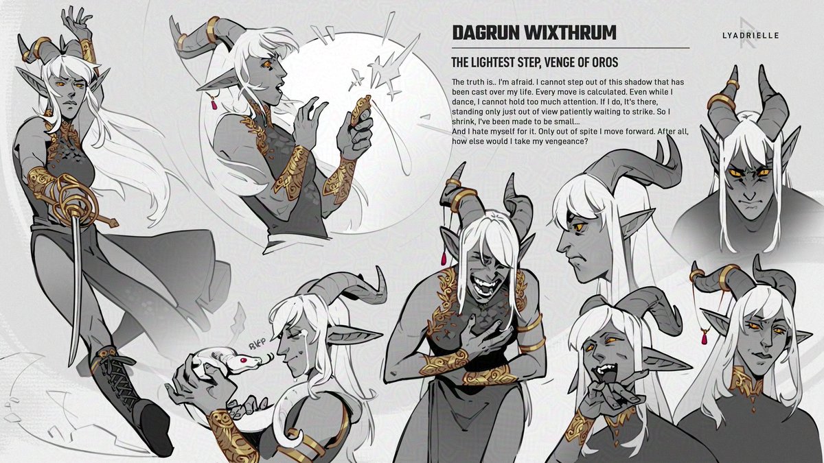 Lyadrielle's tweet image. Another #Commission from April :D
I will do that cheat 3D file for horns one day!