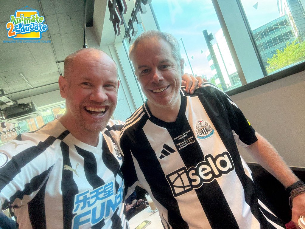 Great to bump into Liam Murphy before the Newcastle match yesterday and have a nice catch-up with one of the nicest guys in the education world.