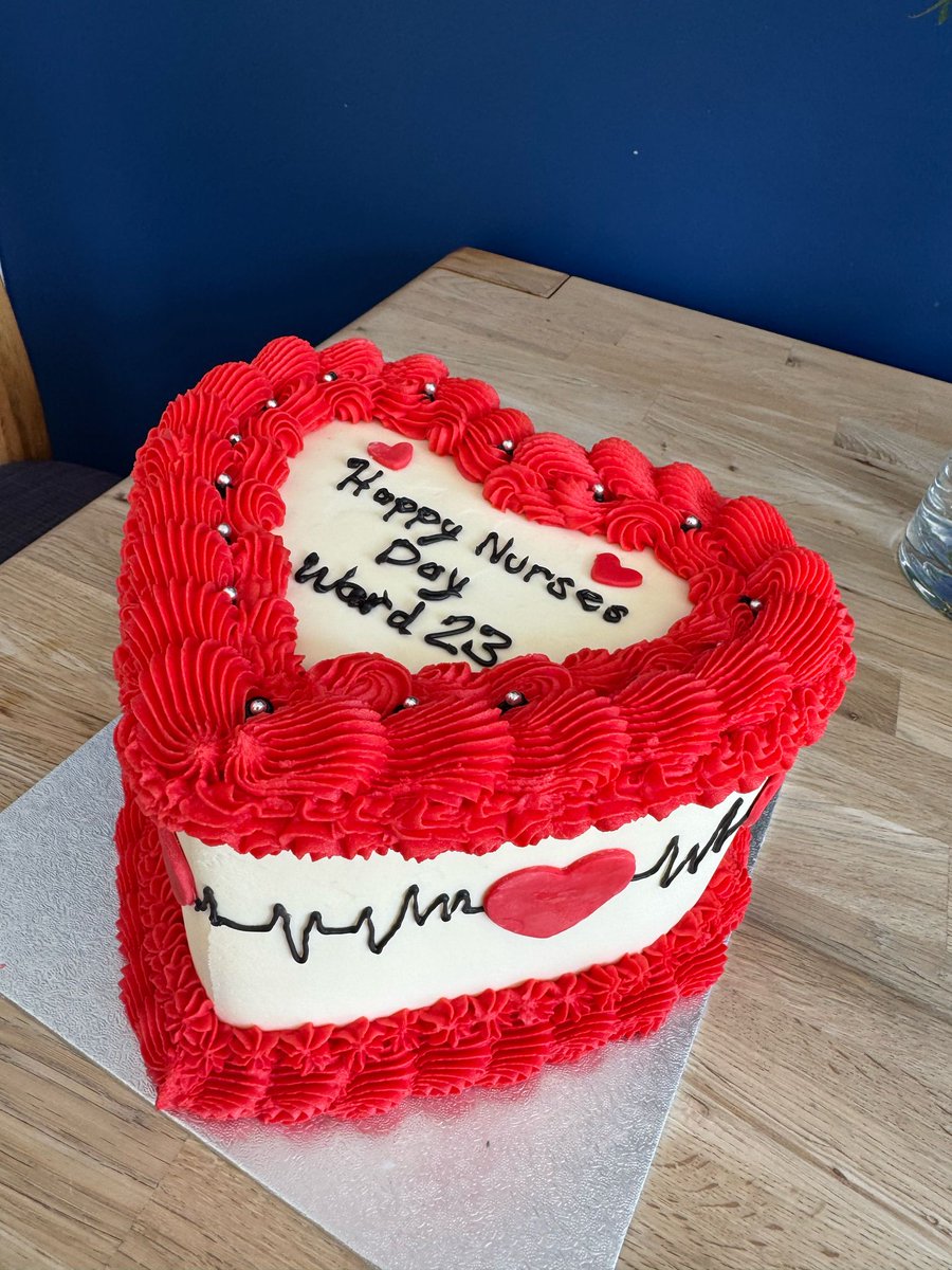 Happy International Nurses Day. We celebrated on ward 23 with our annual cake. 🏥 🥮 
#NursesDay2025