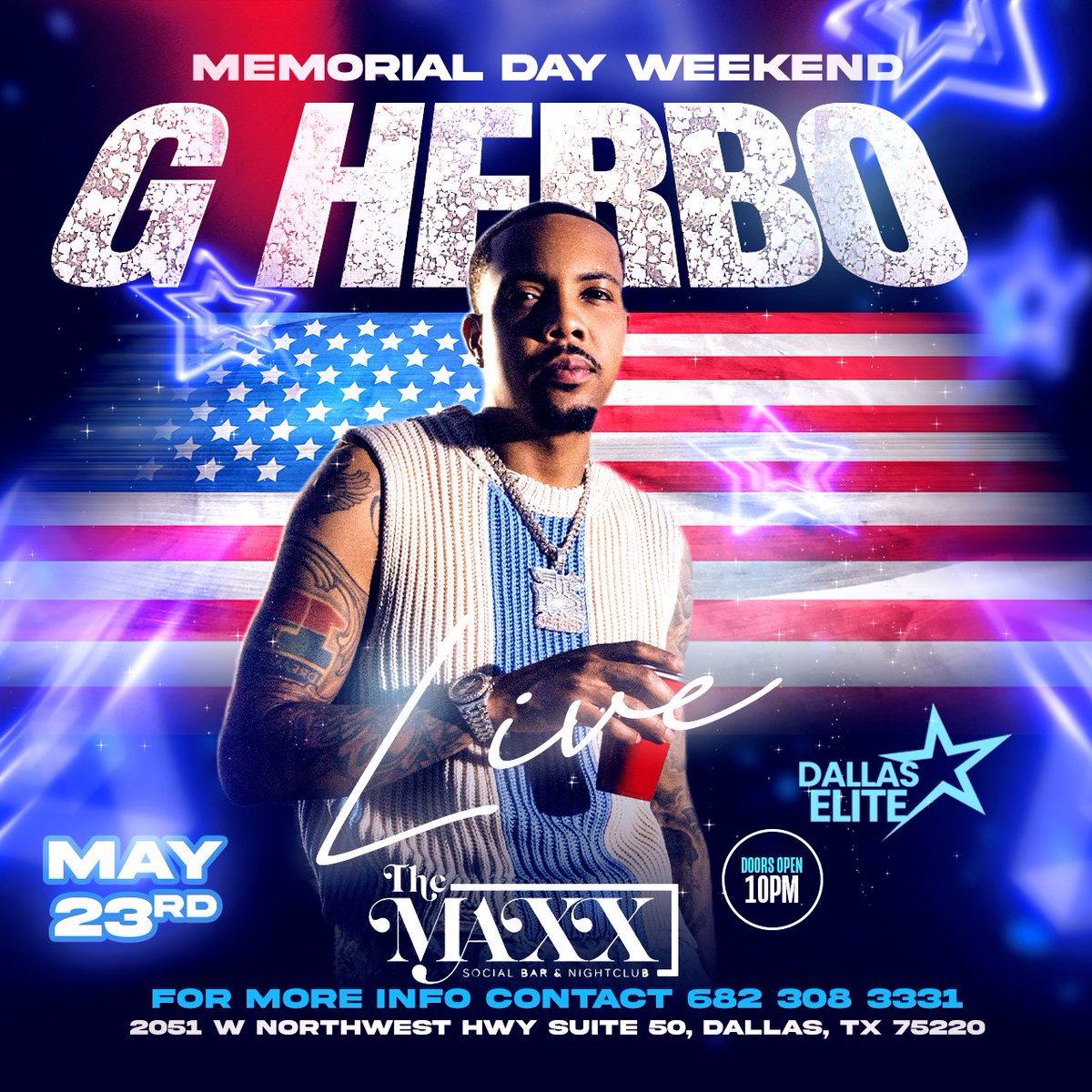 📍DALLAS | MEMORIAL DAY WKND | MAY 23
ticketstorm.com/event/gherbope…