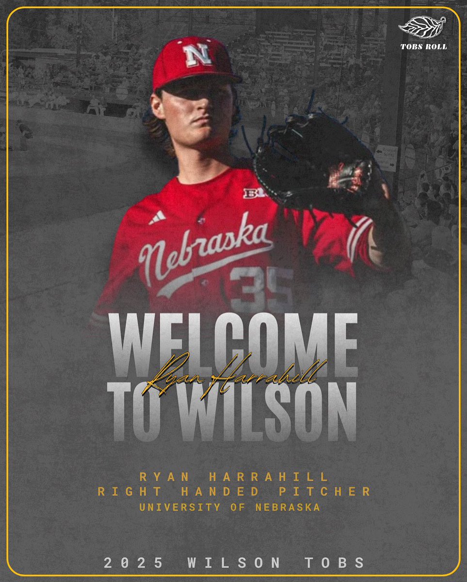 Wilson Tobs (@wilsontobs) on Twitter photo Now on the Mound at Historic Fleming Stadium…
<a href="/HuskerBaseball/">Nebraska Baseball</a> RHP <a href="/RHarrahill/">Ryan Harrahill</a> 🔥
Welcome to Tobs Country Ryan ‼️
#tobsroll #2025wilsontobs Now on the Mound at Historic Fleming Stadium…
<a href="/HuskerBaseball/">Nebraska Baseball</a> RHP <a href="/RHarrahill/">Ryan Harrahill</a> 🔥
Welcome to Tobs Country Ryan ‼️
#tobsroll #2025wilsontobs