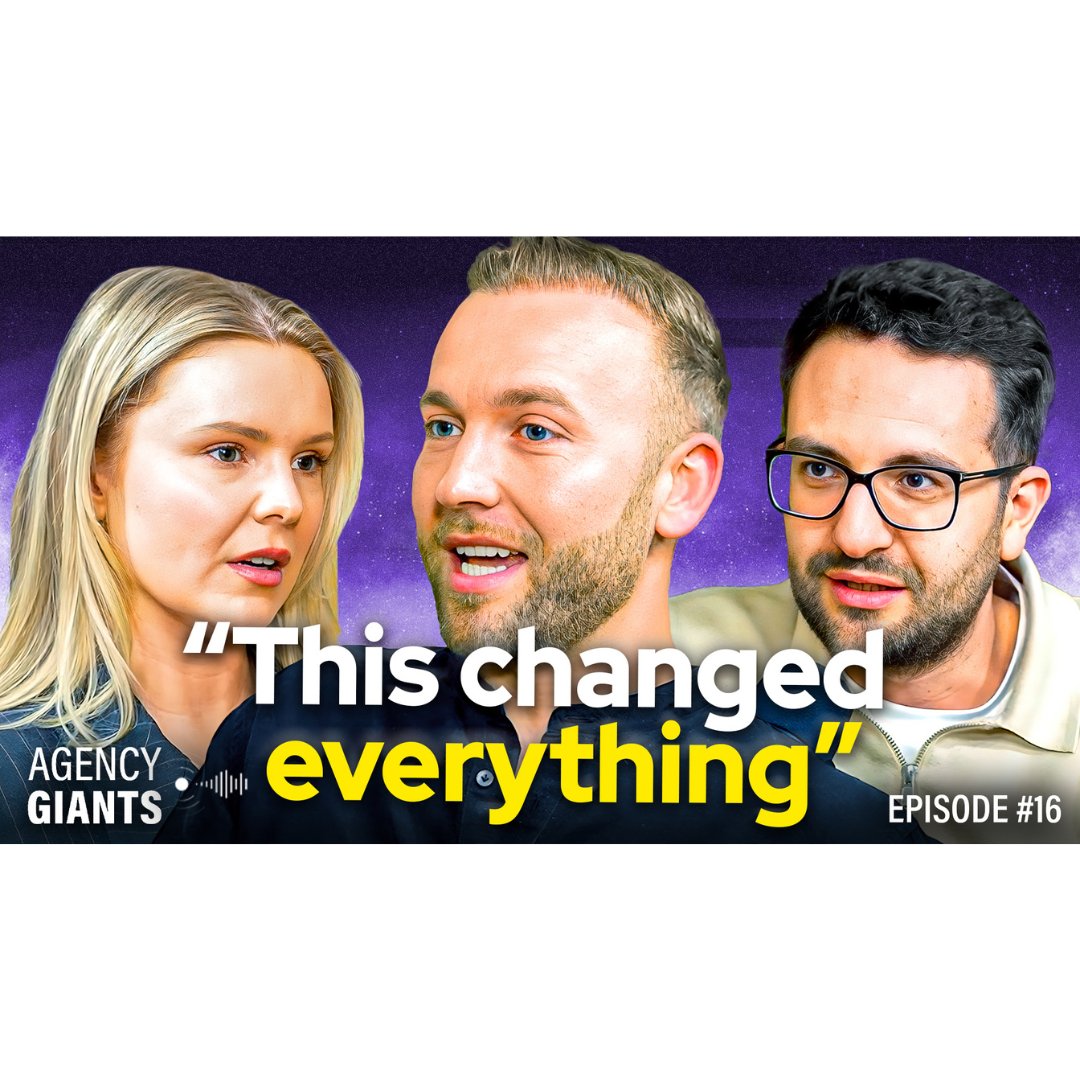 Jordan Platten (@jordanplatten) on Twitter photo From $800 Clients to 79 Employees & $40k Monthly Retainers 🚀
On this episode of Agency Giants, I sit down with Zoë & Jack Shepherd,
The husband-wife duo who built a global social media agency powerhouse from scratch.
In 2024, they generated more than $6.5 million in annual From $800 Clients to 79 Employees & $40k Monthly Retainers 🚀
On this episode of Agency Giants, I sit down with Zoë & Jack Shepherd,
The husband-wife duo who built a global social media agency powerhouse from scratch.
In 2024, they generated more than $6.5 million in annual