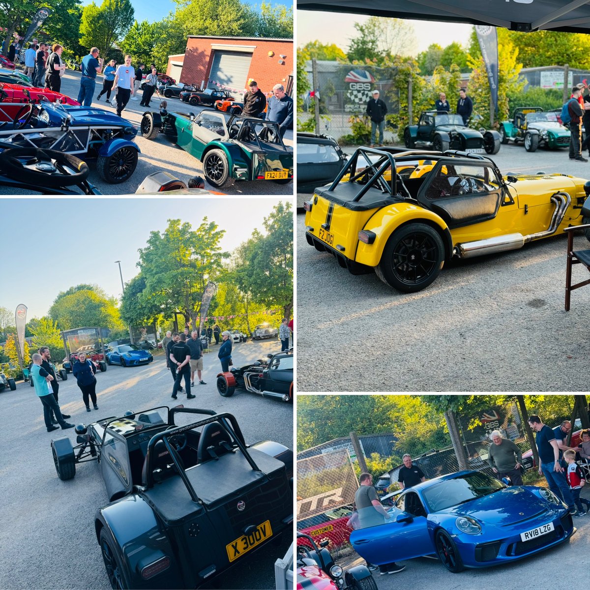 What a Fantastic Evening! (9th May)
Our first GBS Friday Night at the Factory event of the year was a huge success, and we want to say a massive thank you to everyone who joined us!
It’s always such a great sight to see the GBS car park overflowing!  greatbritishsportscars.co.uk