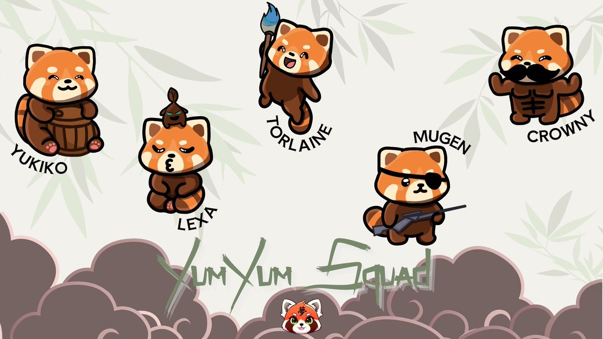 DINGUERIE
Je suis trop trop fière de vous présenter le tout premier roster de ma structure: La YumYum Squad ! 
Ces 5 reines joueront les 24 et 25 mai à <a href="/espotparis/">ESpot</a> pour la LAN Echoes Of The Rift !
🌸 <a href="/Yukikko_Neko/">Yukiko</a> 
🌸 <a href="/ImLexa__/">Lexa</a> 
🌸 <a href="/Torlaine_/">Torlaine</a> 
🌸 @mugnyoon 
🌸 <a href="/Crowny_tv/">Crowny</a>