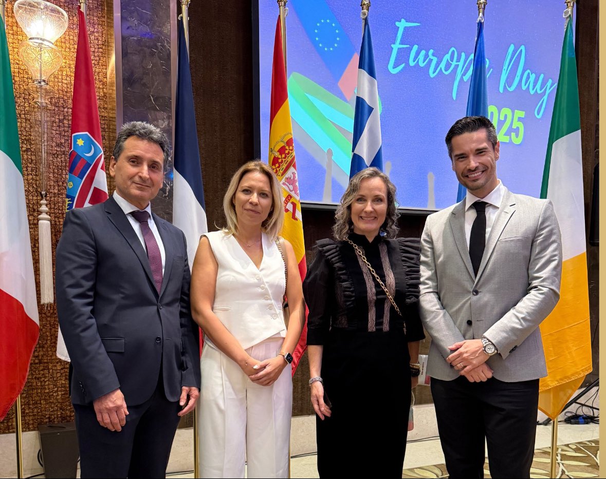 Honoured to have represented Croatia in front of UAE - Croatia Business Club, for the occasion of Europe day at a special reception hosted by H.E. Lucie Berger, Ambassador of the European Union to the United Arab Emirates. 🇪🇺🇭🇷🇦🇪