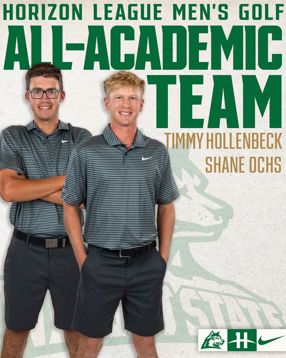 Getting it done on the course and in the classroom! Congrats to Timmy Hollenbeck &amp; Shane Ochs on being named to the #HLGOLF All-Academic Team! 📚 

#RaiderUP | #FullRaid | #RaiderFamily
