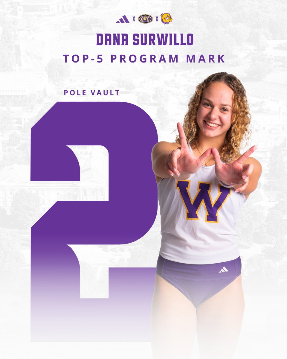 Moving on up 📈

With her vault of 3.90m over the weekend, Dana
Surwillo moved up to #2️⃣ in the program record book
for outdoor women's pole vault!

#GoNecks | #OneGoal
