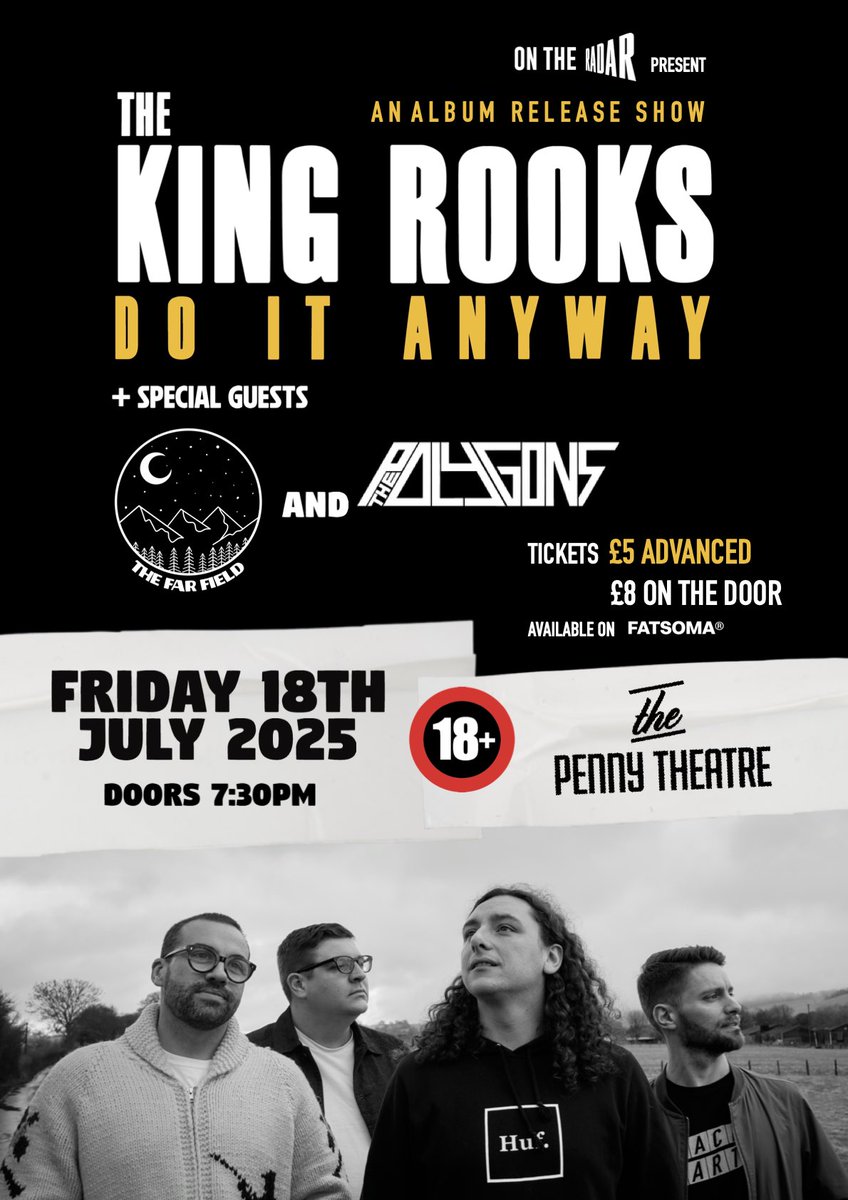 Tickets for our Album Launch Show are now live!! 

£5 advance or £8 on the door. Please buy a ticket and help us make this a night to remember! 

good-show.co.uk/events/2300