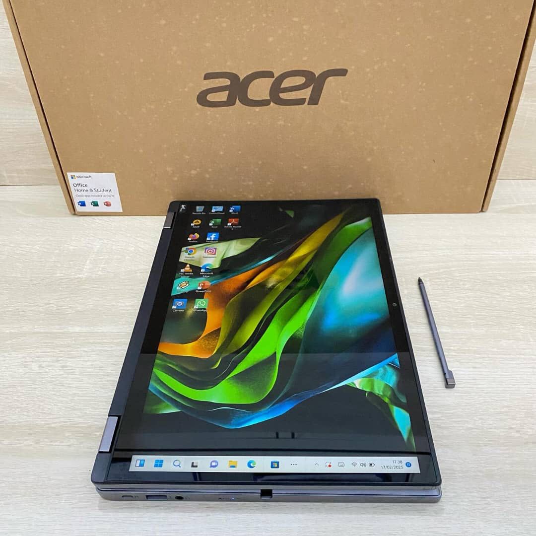 SedTechHub's tweet image. *💥Ace with power 💥*

*‼️Acer spin 5‼️*
✅Intel core i7|13th Gen processor 
*16GB RAM 1TB nvme SSD* 
✅Keyboard light 
✅Fingerprint reader 
*FHD IPS display* 
✅Touchscreen X360 convertible 
✅Stylus pen 🖋️ 
✅HDMI port 
✅USB type c 

*New*

*Price=GH¢12,000*