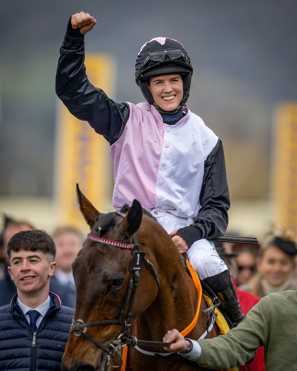 Rachael Blackmore is the greatest female jockey the world has ever seen. We can only consider ourselves lucky to have witnessed her achievements in our lifetime.

She didn’t just break glass ceilings - she painted the whole damn sky ✨