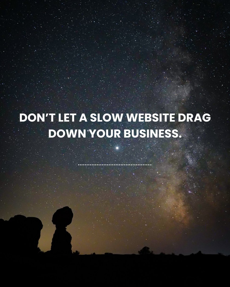 codertheflynn's tweet image. A slow website is like a leaky faucet—it might not seem urgent, but it’s costing you. 

Speed matters.
