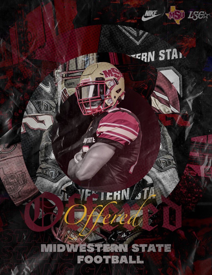 Tony Smith (@tonysmith_0) on Twitter photo #AGTG After a great conversation with <a href="/CoachKirkBryant/">Kirk Bryant</a>, I'm blessed to receive an offer from <a href="/MSUTexasFB/">Midwestern State Football</a>!@PlayBookAthlete <a href="/CSAPrepStar/">PREPSTAR</a>
<a href="/CoachBachtel/">Coach Kevin Bachtel</a> <a href="/TXTopTalent/">TX TOP TALENT</a> <a href="/TXRecruits/">Texas Recruits</a>
<a href="/_HeadsUpRecruit/">Heads Up Recruiting</a> <a href="/ExpoRecruits/">Expo Recruits</a>
<a href="/5StarScouting/">5StarScoutingβ’</a>
<a href="/Edgewood_Ath/">Edgewood Athletics</a> <a href="/EthanARutter/">Coach Ethan Rutter</a> <a href="/PrepRedzoneTX/">Prep Redzone Texas</a> #AGTG After a great conversation with <a href="/CoachKirkBryant/">Kirk Bryant</a>, I'm blessed to receive an offer from <a href="/MSUTexasFB/">Midwestern State Football</a>!@PlayBookAthlete <a href="/CSAPrepStar/">PREPSTAR</a>
<a href="/CoachBachtel/">Coach Kevin Bachtel</a> <a href="/TXTopTalent/">TX TOP TALENT</a> <a href="/TXRecruits/">Texas Recruits</a>
<a href="/_HeadsUpRecruit/">Heads Up Recruiting</a> <a href="/ExpoRecruits/">Expo Recruits</a>
<a href="/5StarScouting/">5StarScoutingβ’</a>
<a href="/Edgewood_Ath/">Edgewood Athletics</a> <a href="/EthanARutter/">Coach Ethan Rutter</a> <a href="/PrepRedzoneTX/">Prep Redzone Texas</a>
