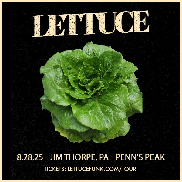 Lettuce (@lettucefunk) on Twitter photo 💥JUST ANNOUNCED💥 We return to <a href="/pennspeak/">Penn's Peak-Official</a> in Jim Thorpe, PA on August 28th!! Tickets on sale this Friday at 10am local time…LETT us know if we’ll see you there.
🎫 ticketmaster.com/event/020062A9…
📸 Abigail Cook 💥JUST ANNOUNCED💥 We return to <a href="/pennspeak/">Penn's Peak-Official</a> in Jim Thorpe, PA on August 28th!! Tickets on sale this Friday at 10am local time…LETT us know if we’ll see you there.
🎫 ticketmaster.com/event/020062A9…
📸 Abigail Cook