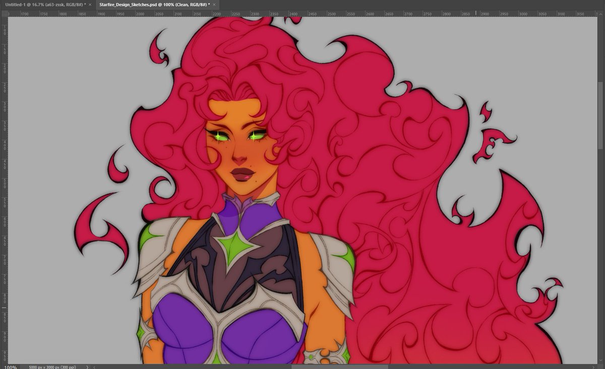 She do be looking cute. #Starfire
